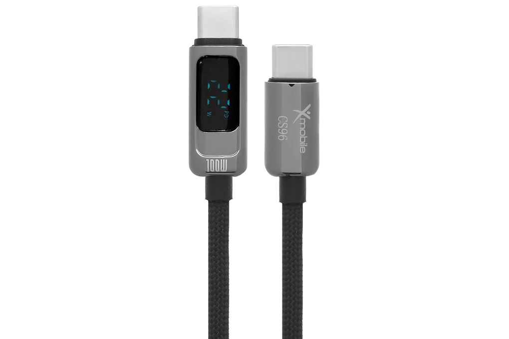 Cáp USB-C Xmobile LED CS96 2m 100W